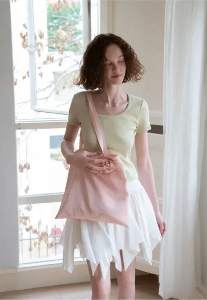 Smooth Textured Canvas Tote Bag