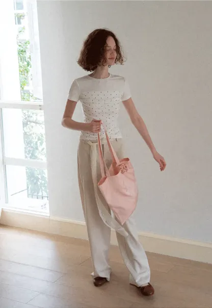 Smooth Textured Canvas Tote Bag