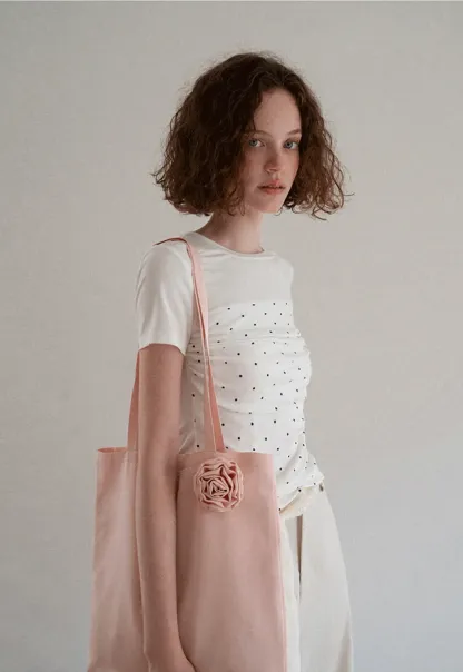 Smooth Textured Canvas Tote Bag