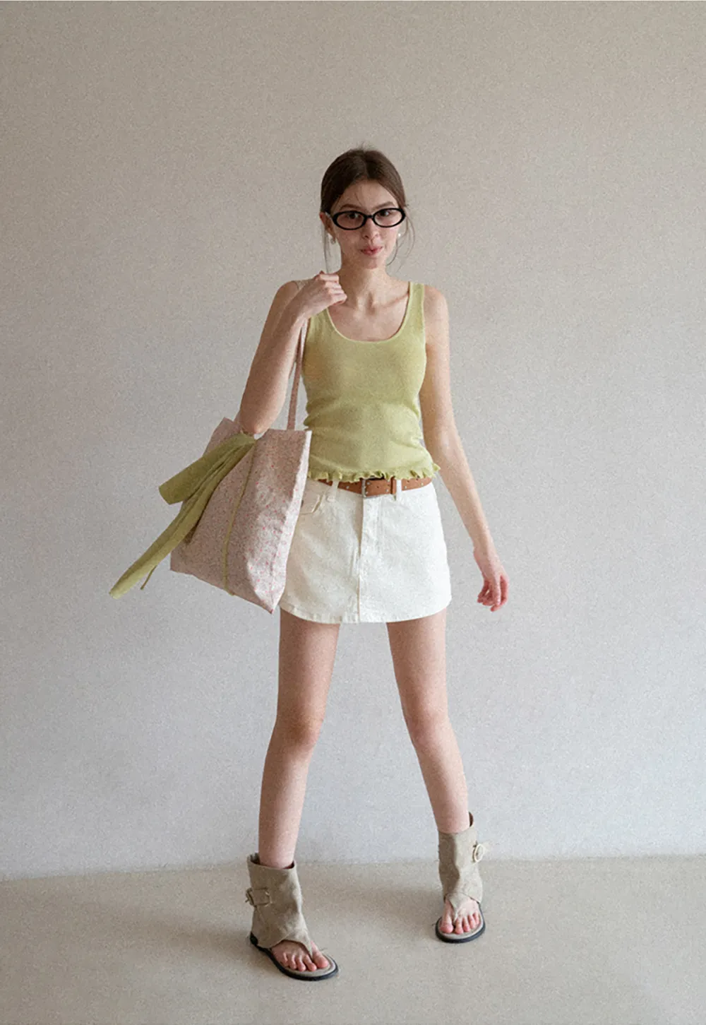 Floral Pattern Acrylic Hair Claw Clips