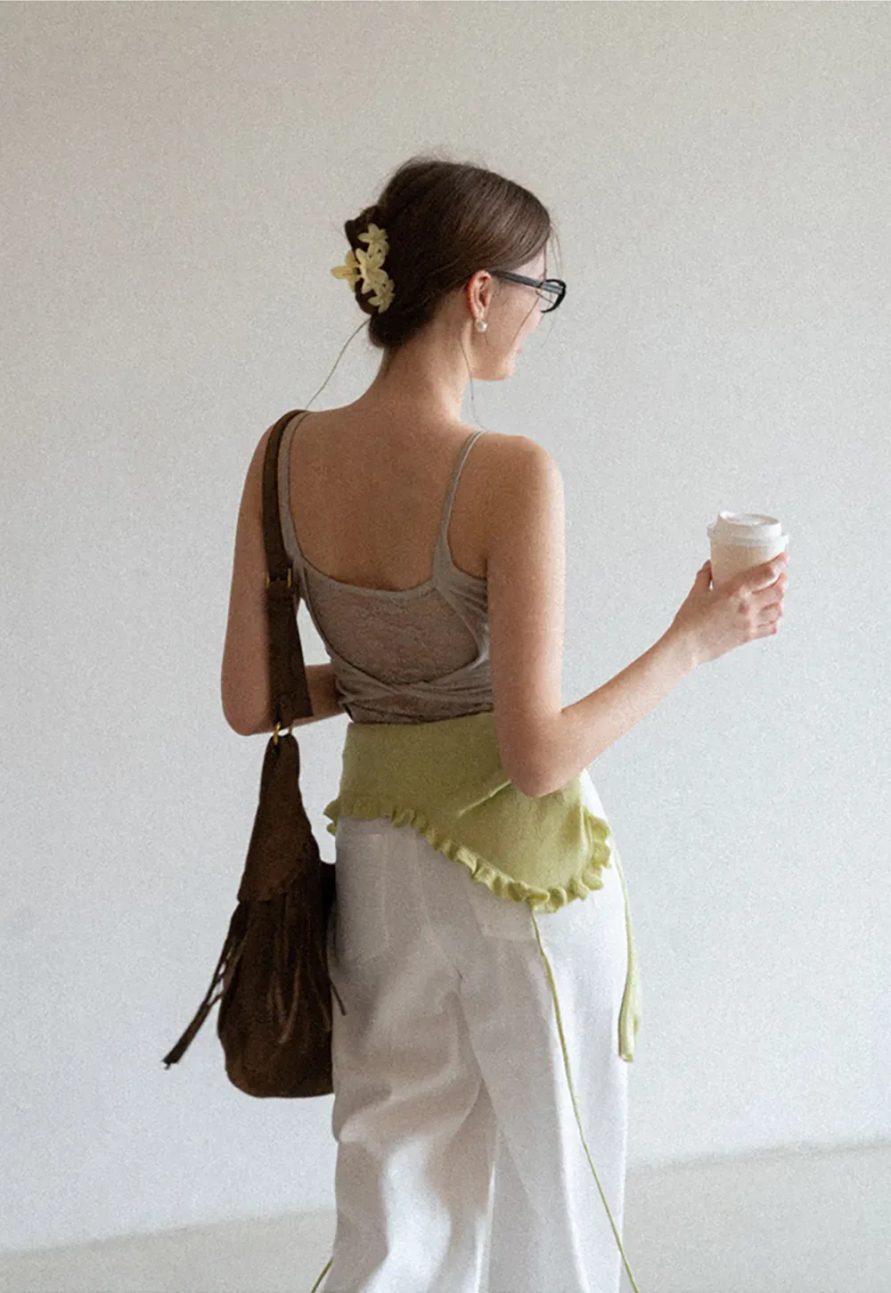 Floral Pattern Acrylic Hair Claw Clips