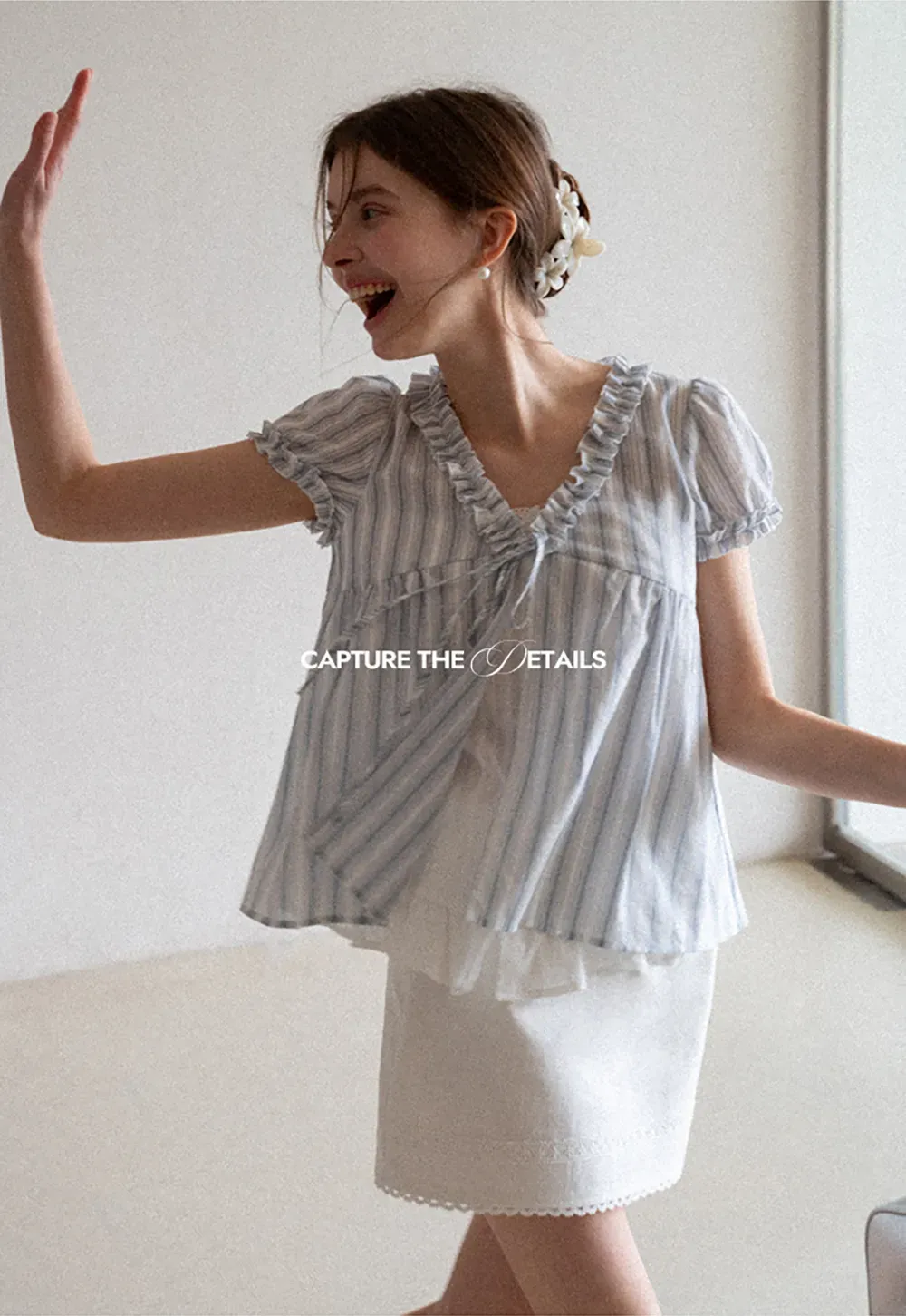 Floral Pattern Acrylic Hair Claw Clips