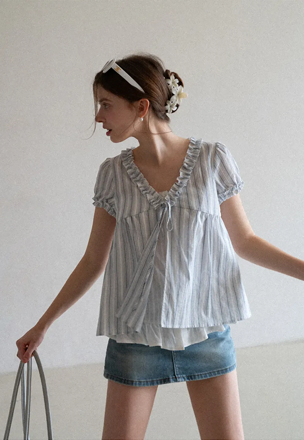 Floral Pattern Acrylic Hair Claw Clips