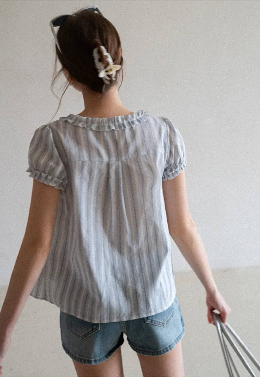 Floral Pattern Acrylic Hair Claw Clips