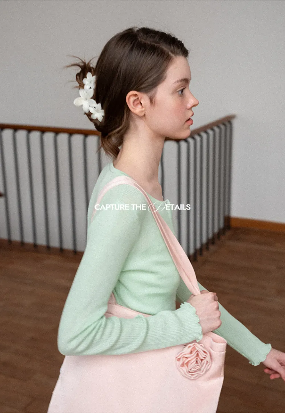 Floral Pattern Acrylic Hair Claw Clips