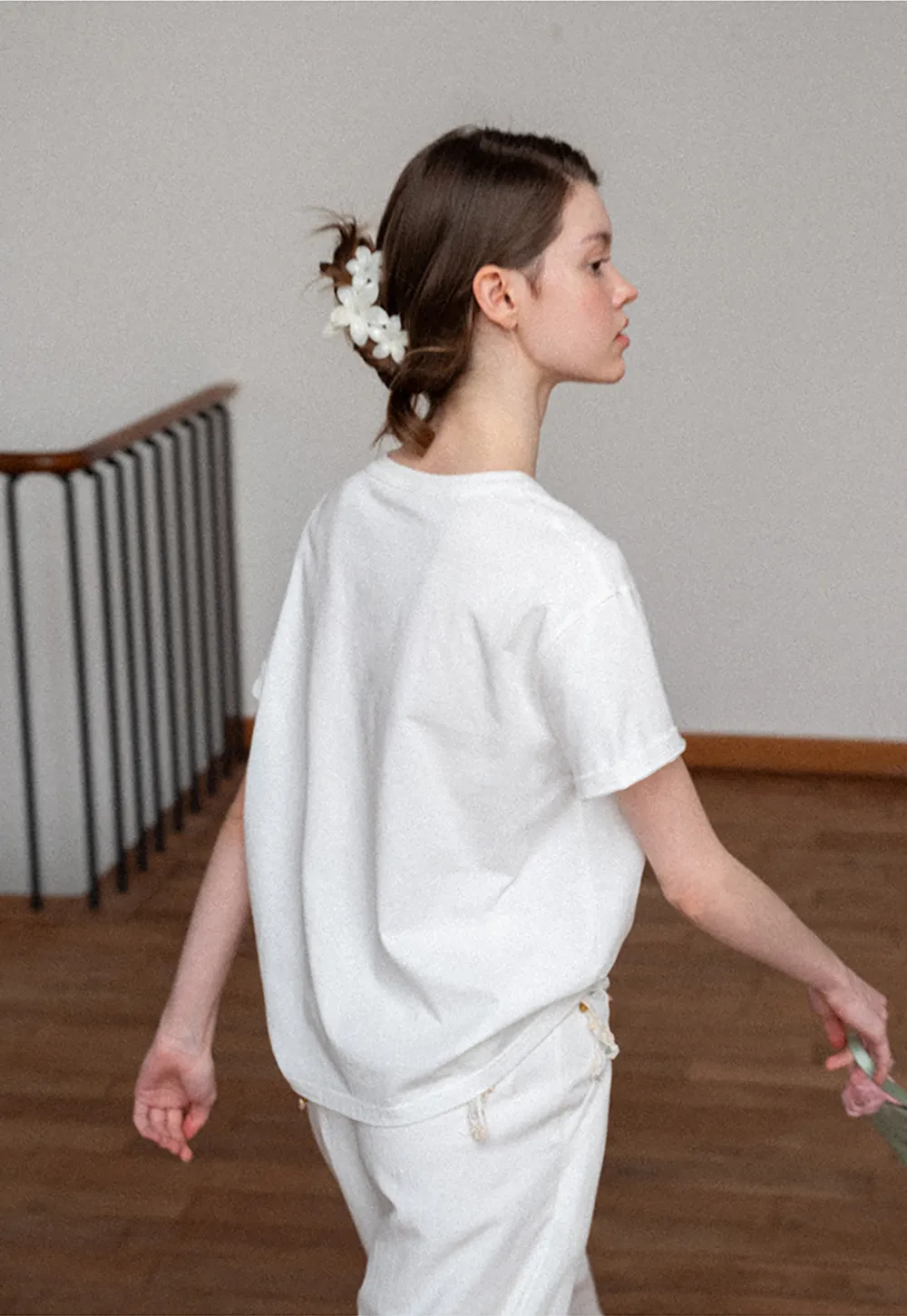 Floral Pattern Acrylic Hair Claw Clips