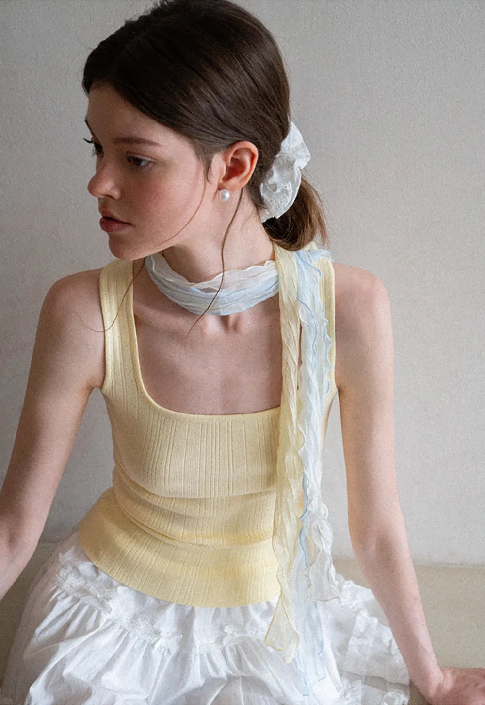 Lace Trim Choker Necklace