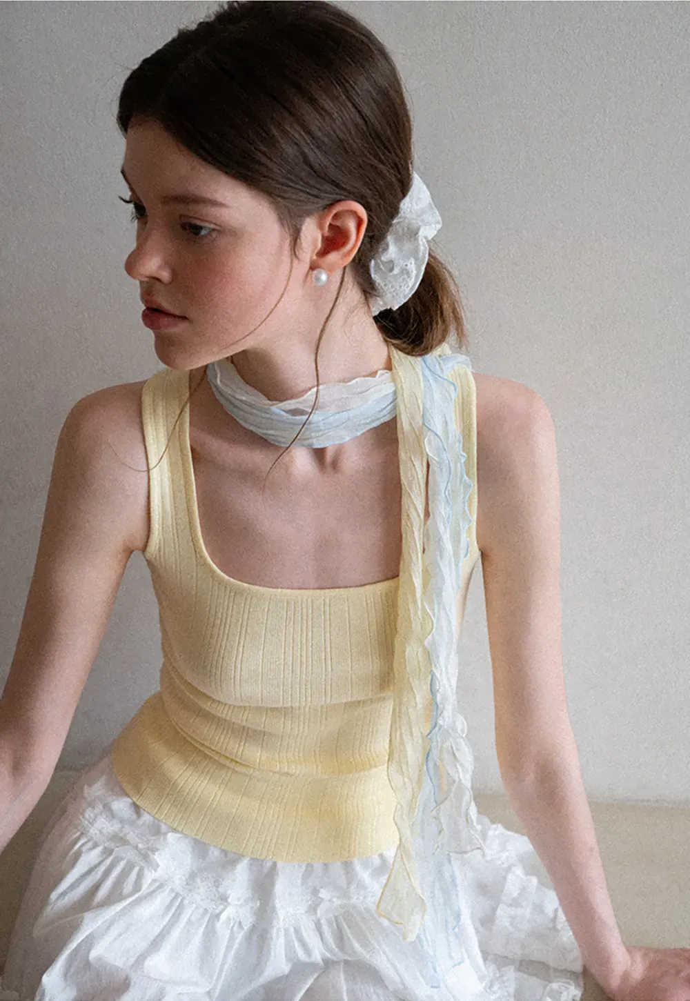 Lace Trim Choker Necklace
