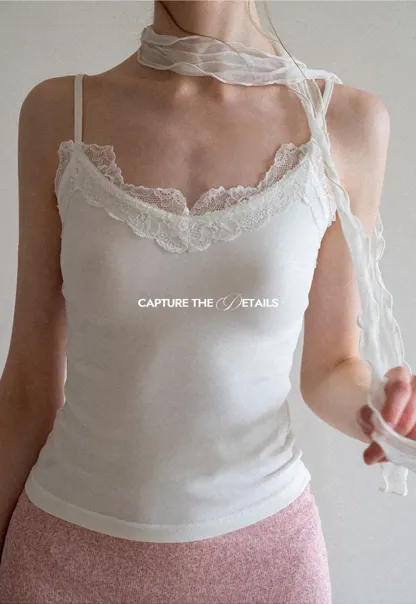 Lace Trim Choker Necklace