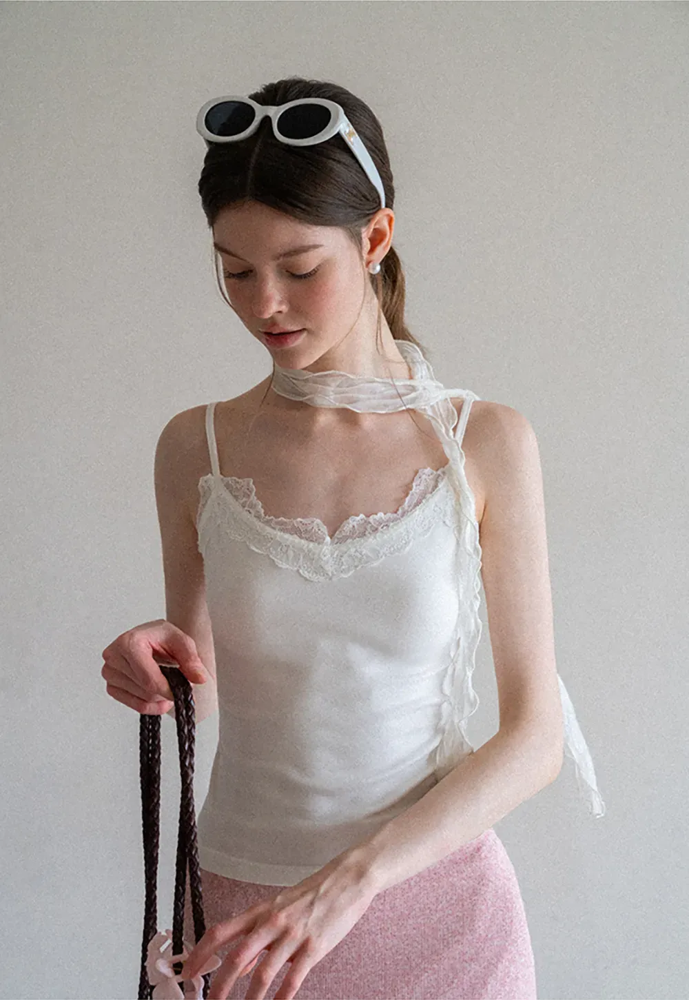 Lace Trim Choker Necklace
