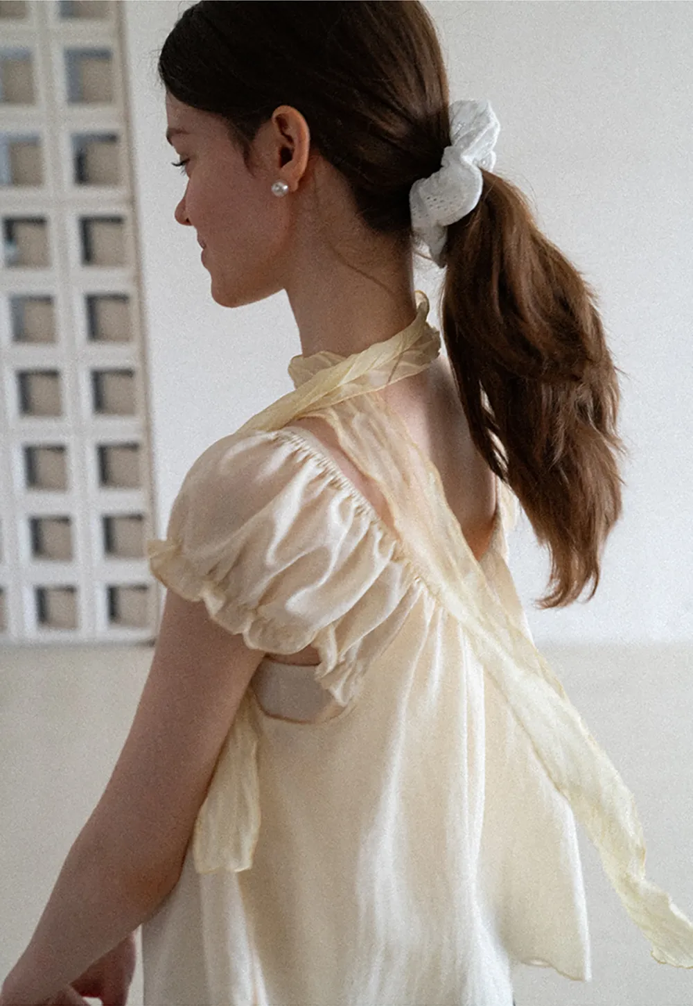 Lace Trim Choker Necklace