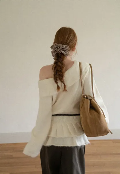 Ruched Fabric Hair Scrunchie Accessory
