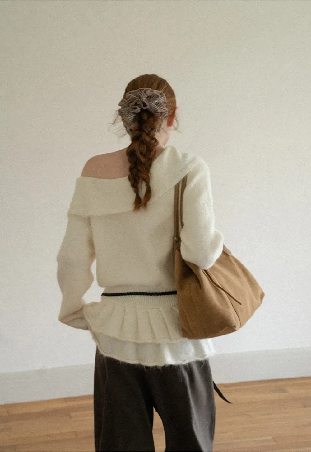 Ruched Fabric Hair Scrunchie Accessory