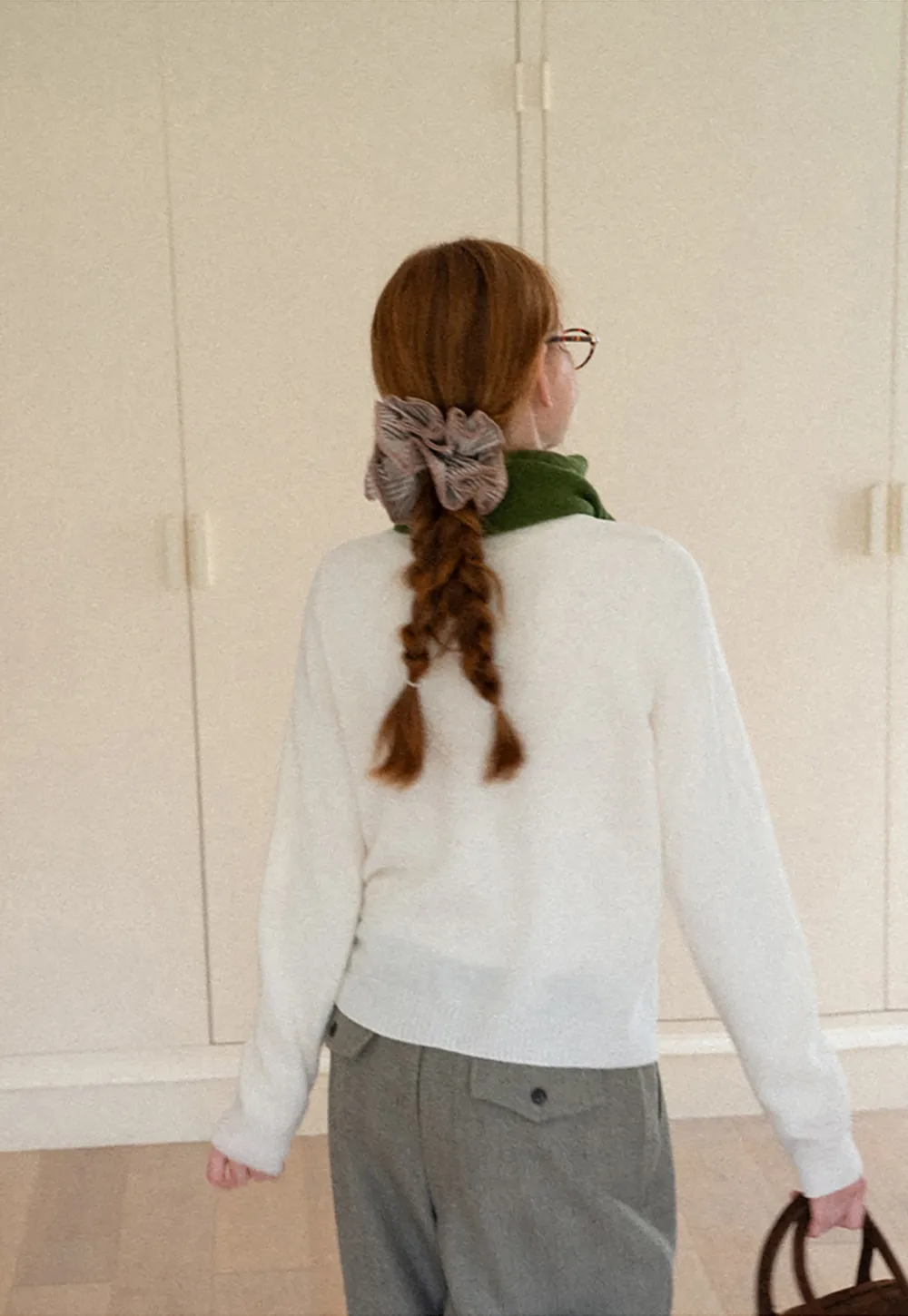 Ruched Fabric Hair Scrunchie Accessory
