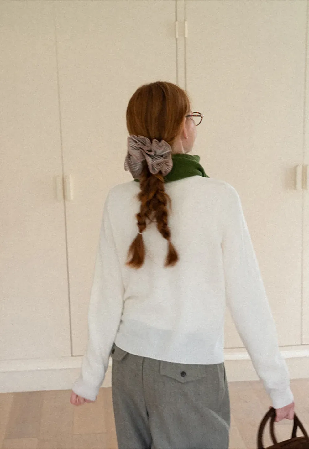 Ruched Fabric Hair Scrunchie Accessory