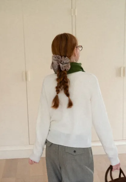Ruched Fabric Hair Scrunchie Accessory