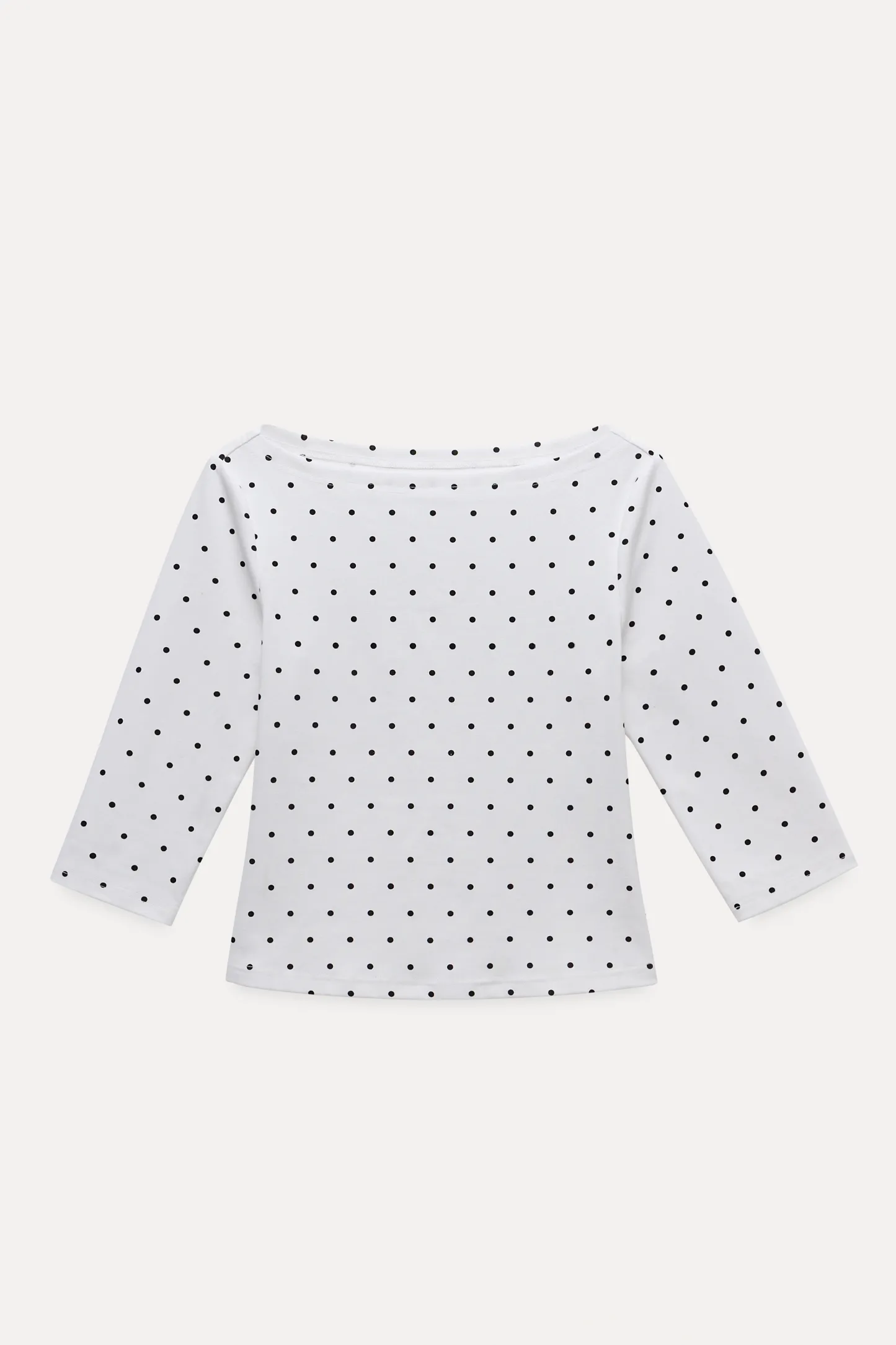Women's Polka Dot 3/4 Sleeve Top