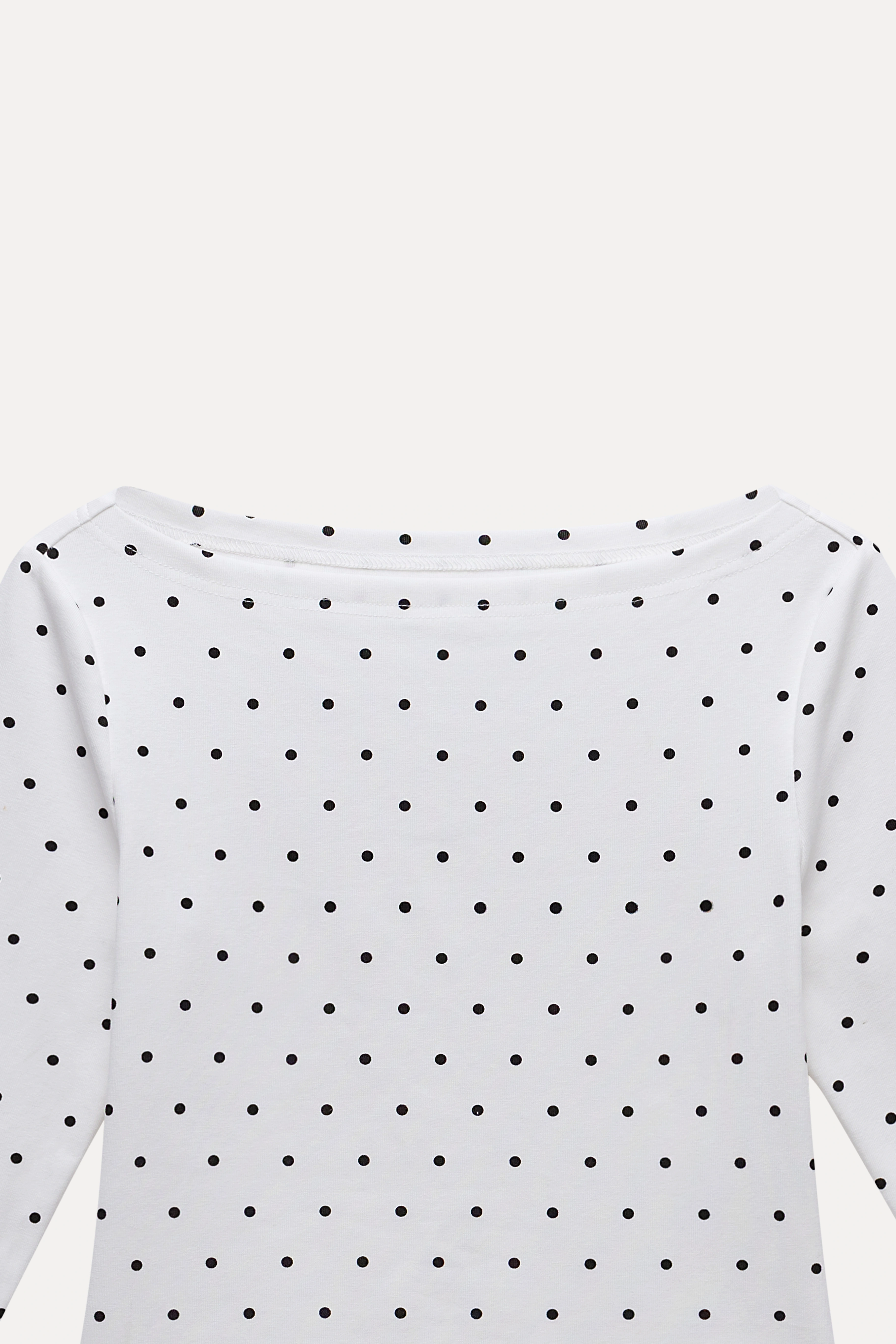 Women's Polka Dot 3/4 Sleeve Top