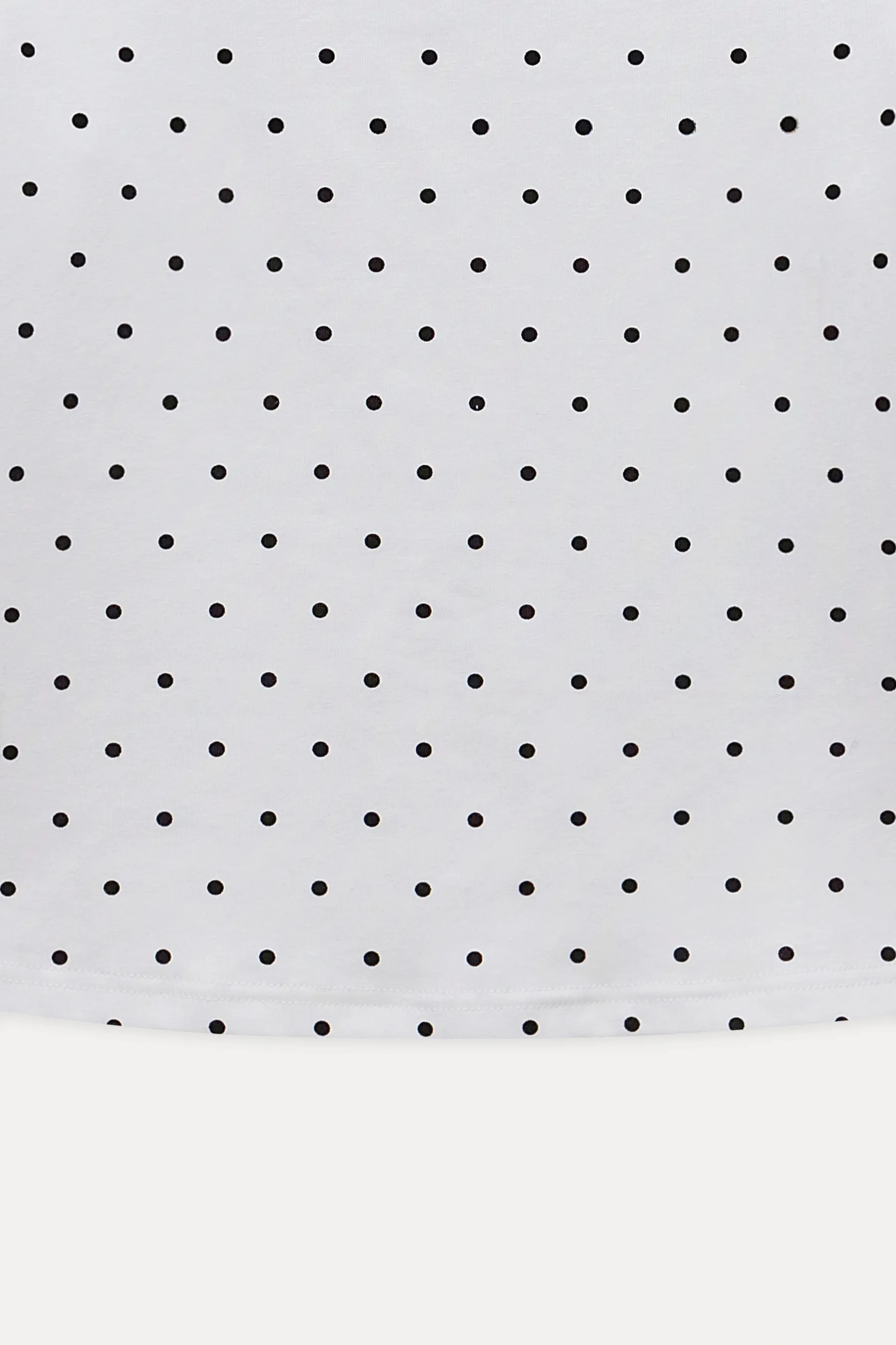 Women's Polka Dot 3/4 Sleeve Top