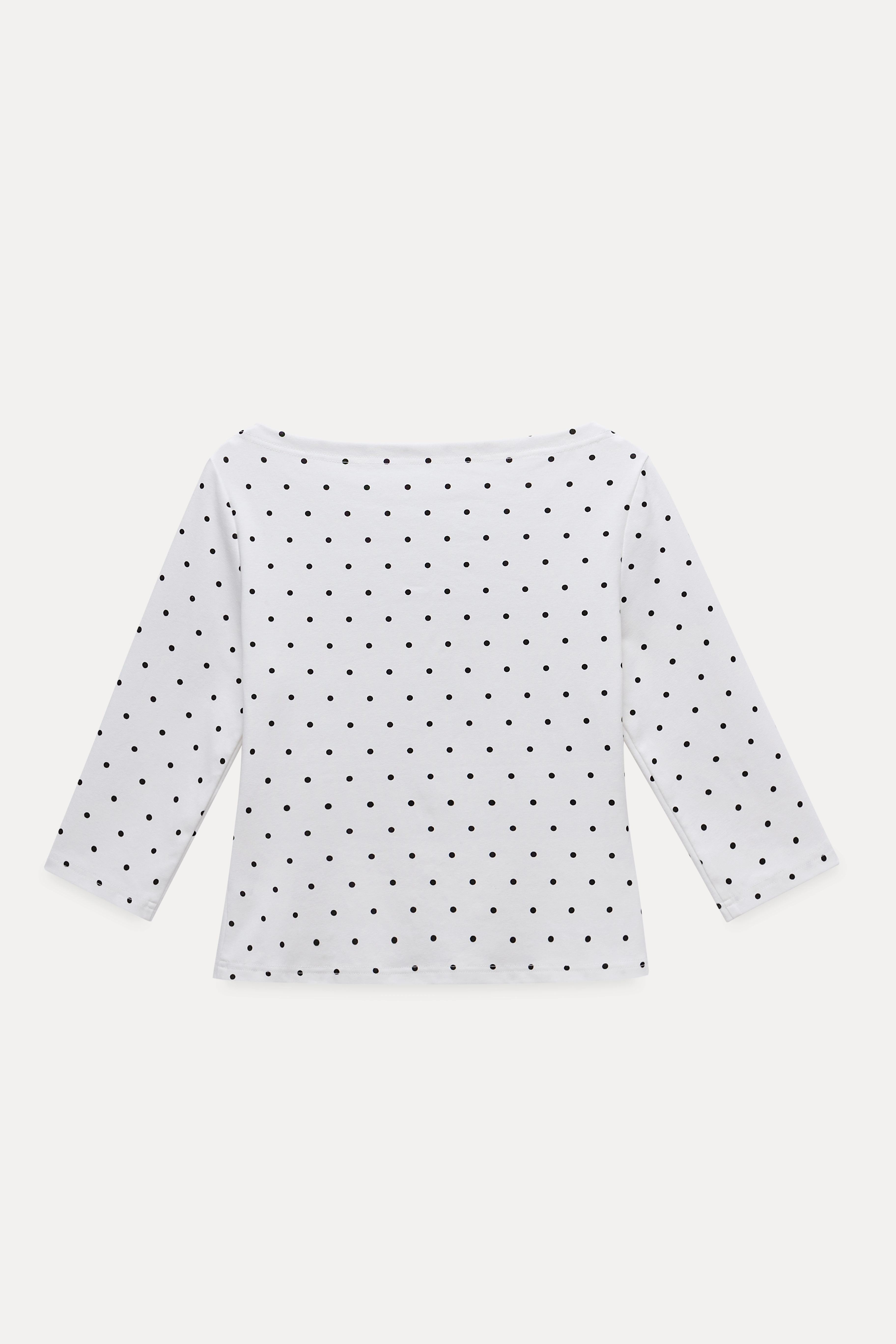 Women's Polka Dot 3/4 Sleeve Top