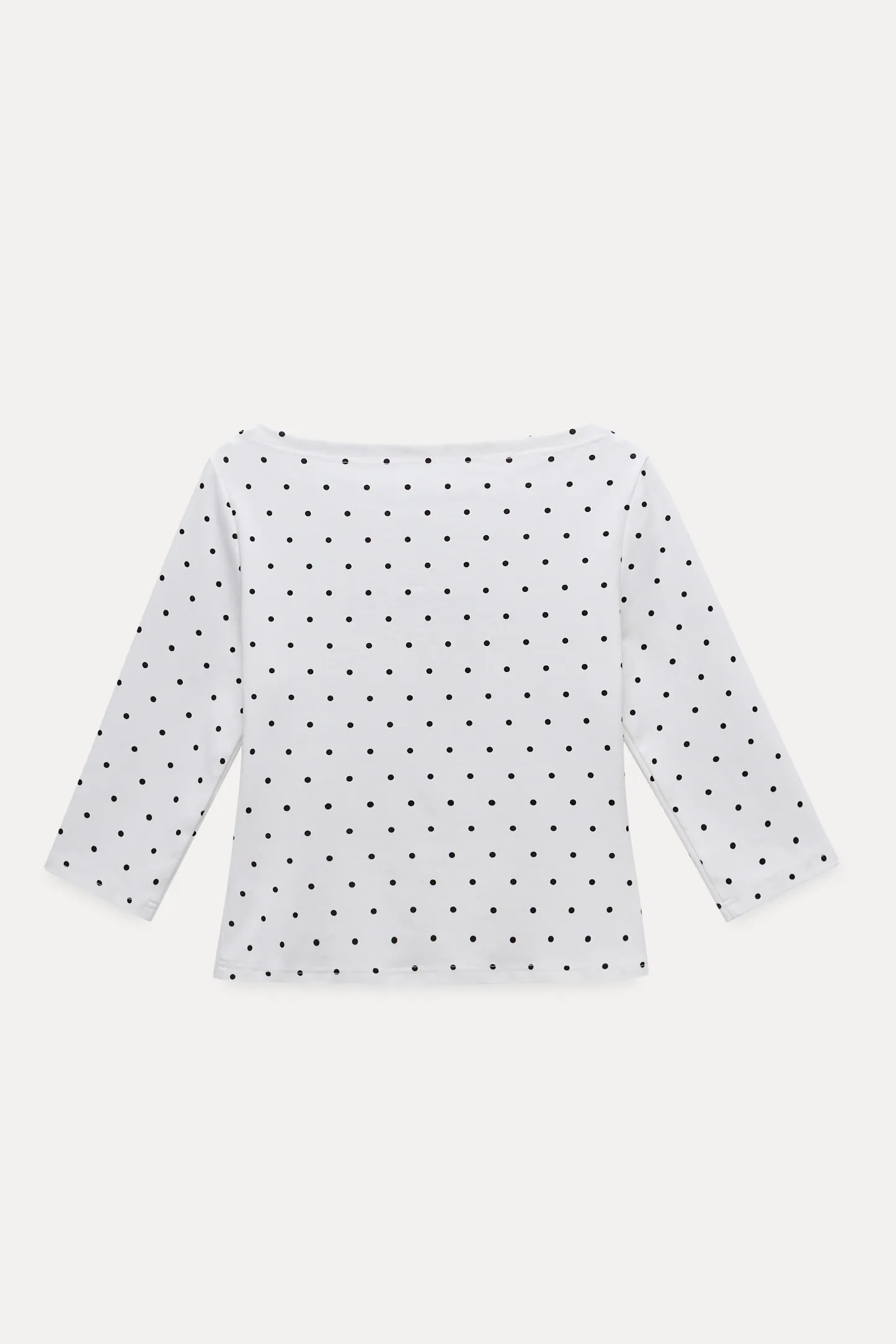 Women's Polka Dot 3/4 Sleeve Top