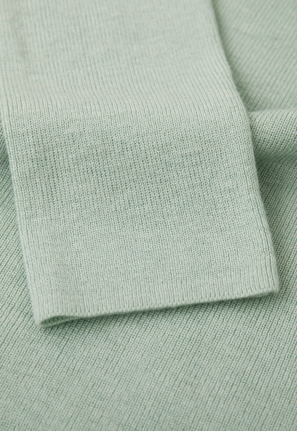 Colorblock Turtleneck Wool Knit Sweater