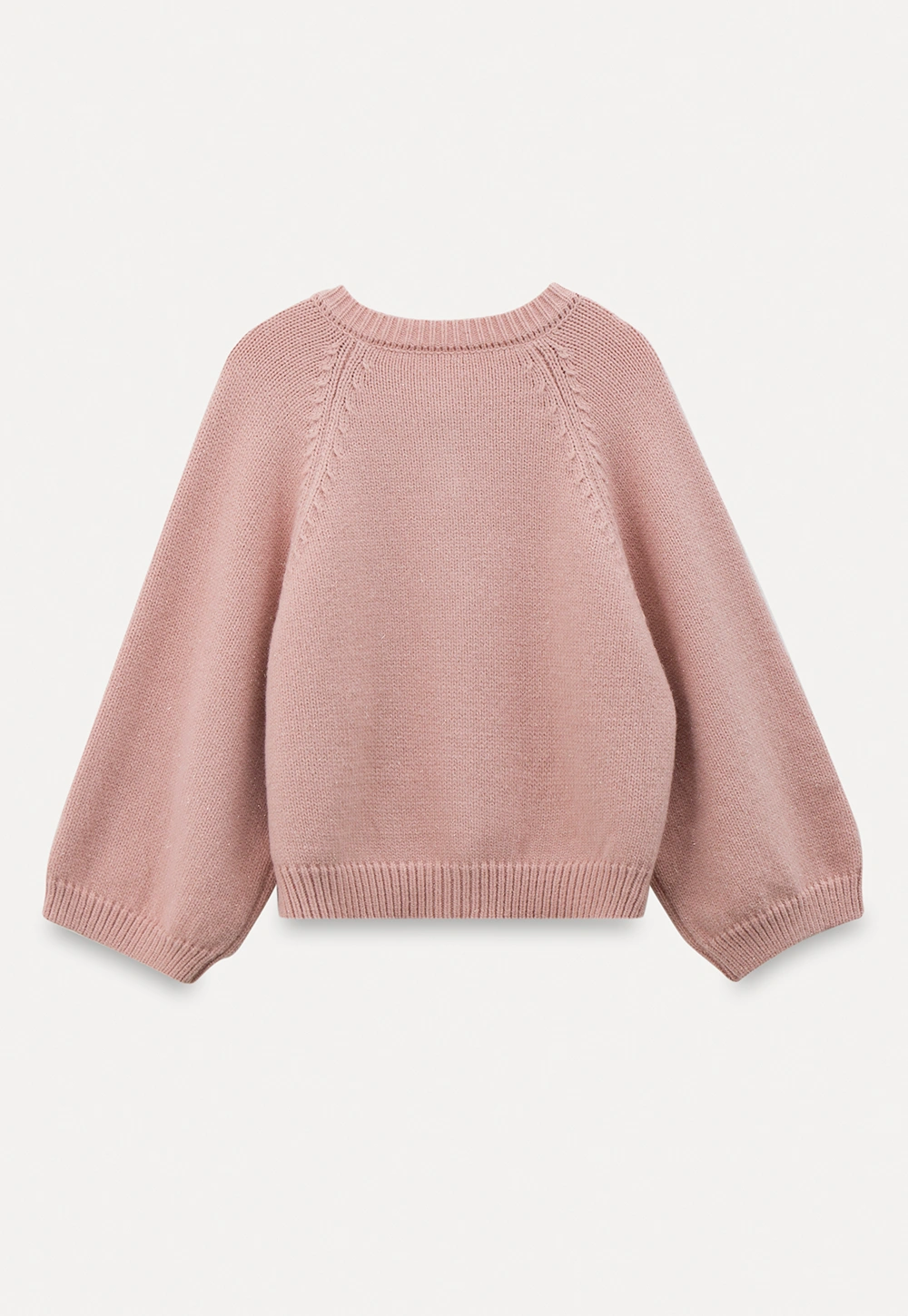 Soft knit cardigan with button front and relaxed fit