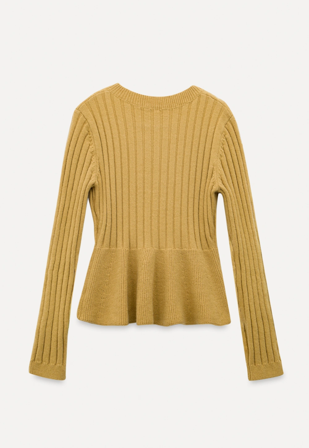 Women Ribbed Cardigan with Button Front