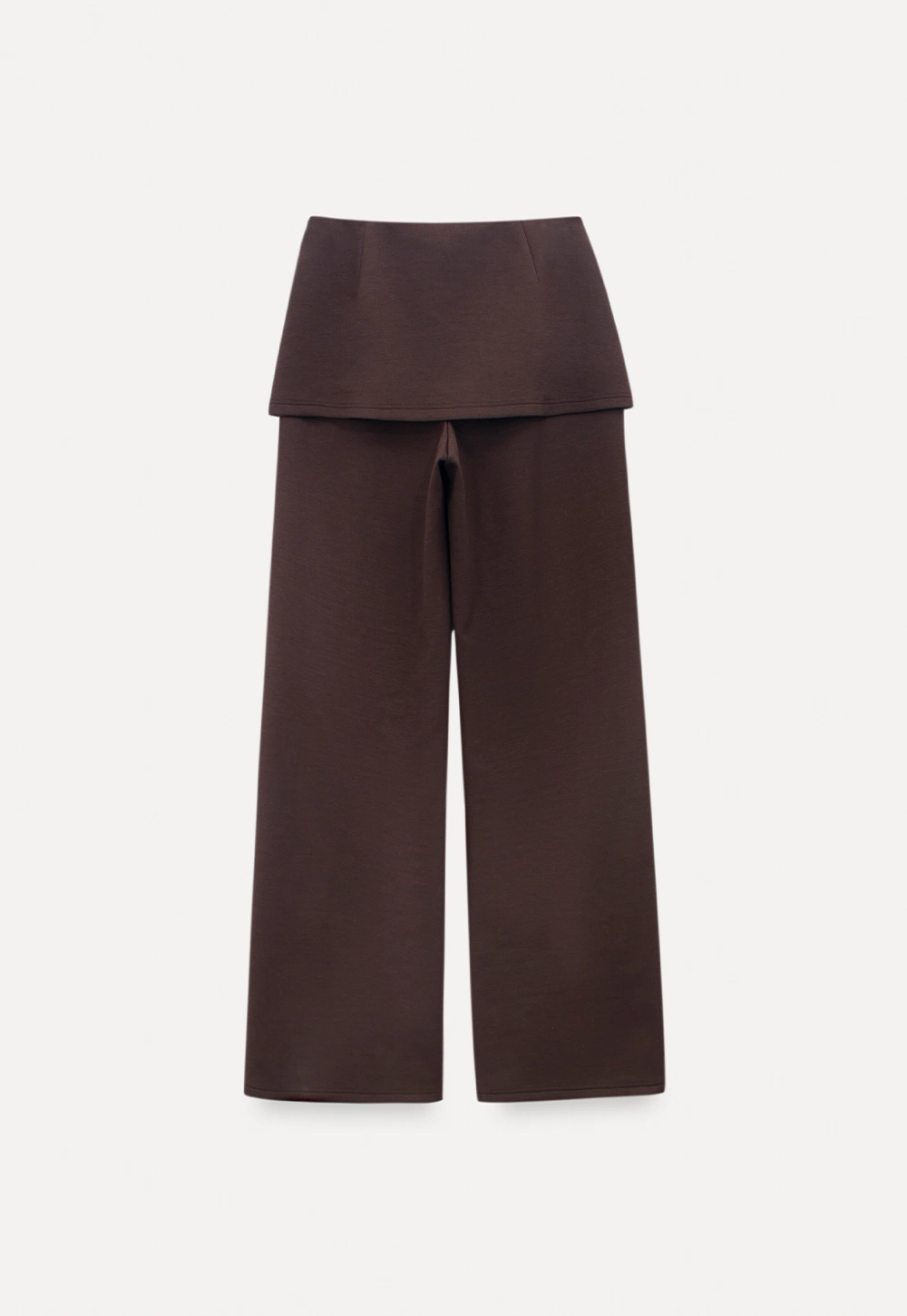 Women High Waist Wide Leg Skirted Lounge Pants