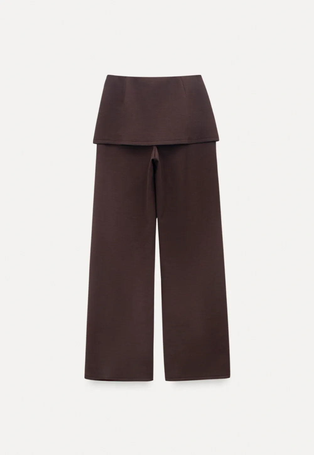 Women High Waist Wide Leg Skirted Lounge Pants