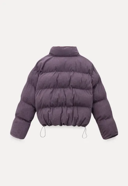 Cozy Corduroy Thick Winter Cotton Coat for Women