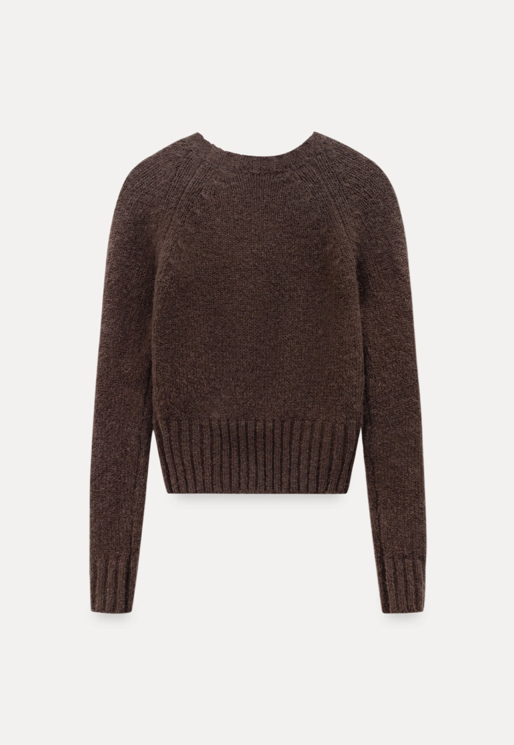 Women Knitted Crew Neck Sweater