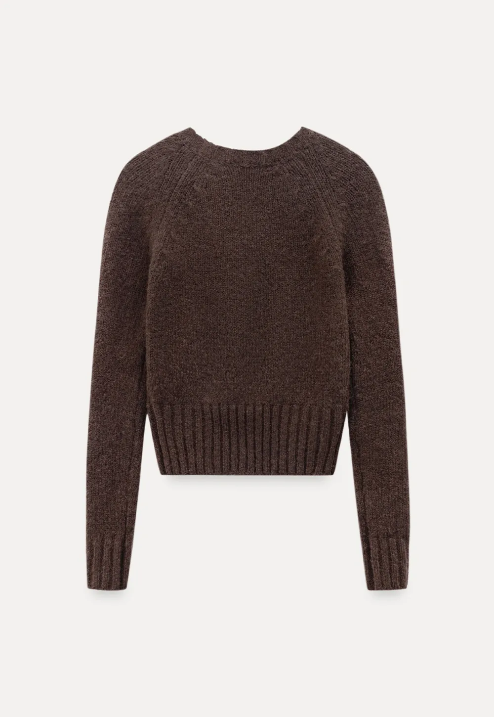 Women Knitted Crew Neck Sweater