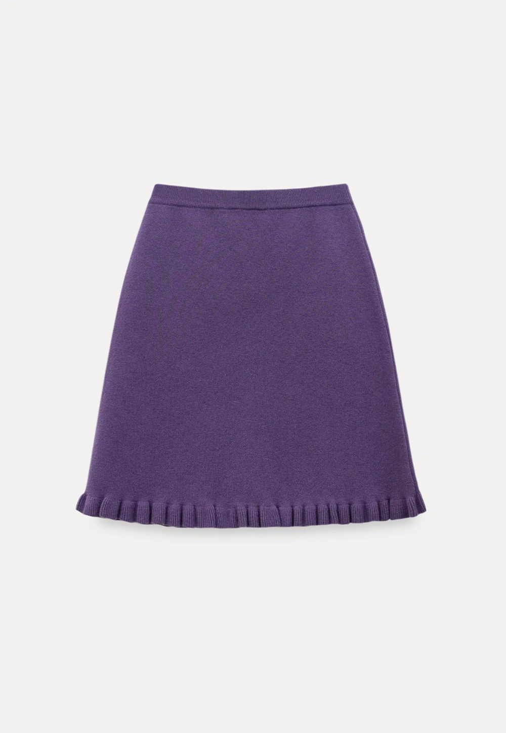 Elegant A-Line Knitted Skirt