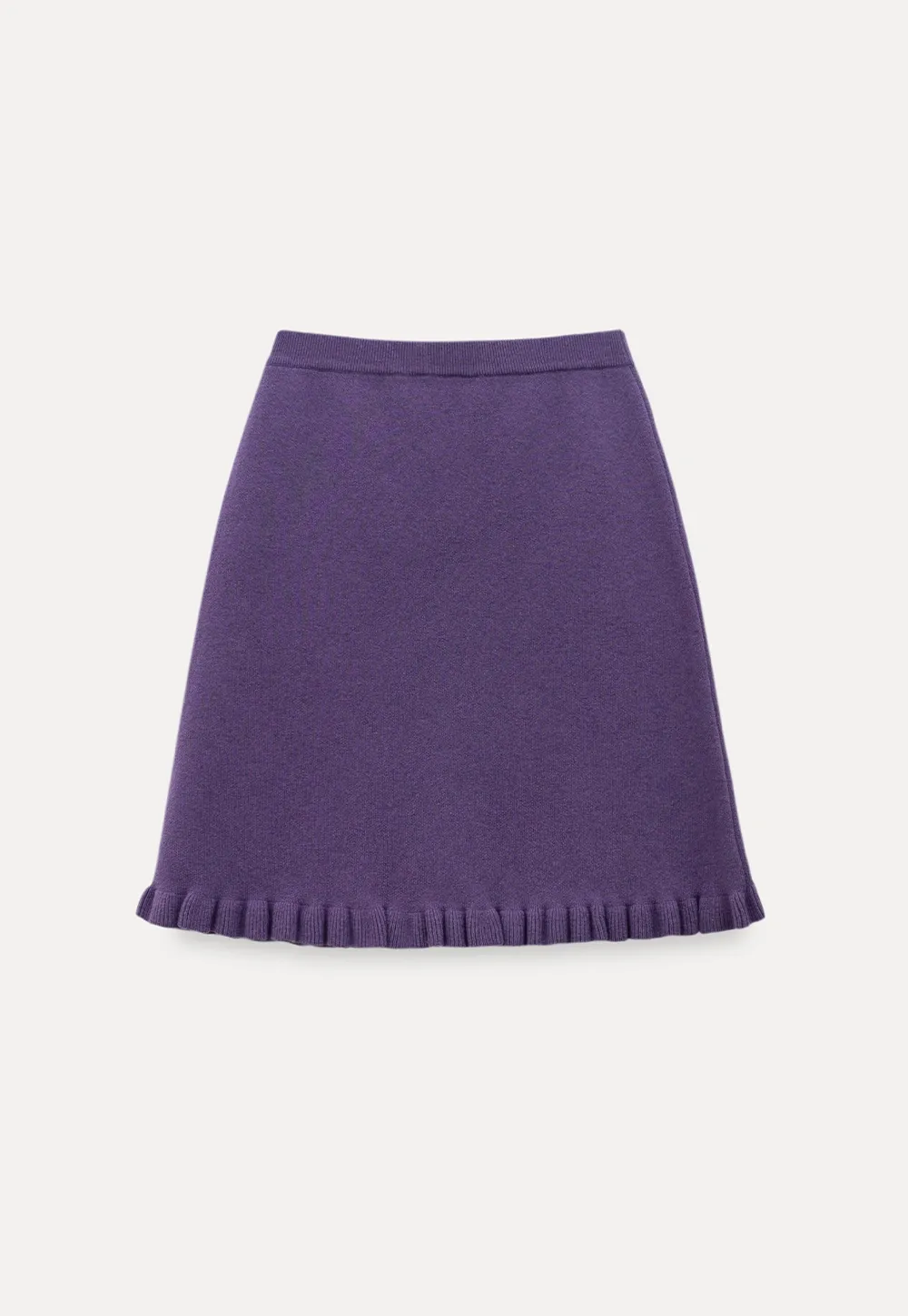 Elegant A-Line Knitted Skirt