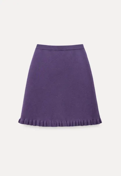 Elegant A-Line Knitted Skirt