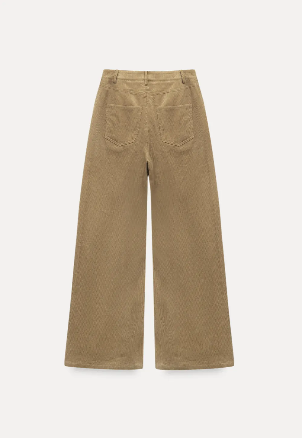Wide-Leg Corduroy Pants