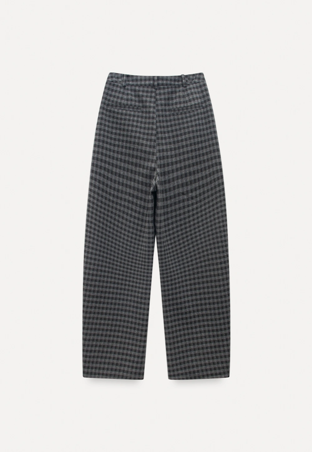 Plaid High-Waisted Wide Leg Pants for Women