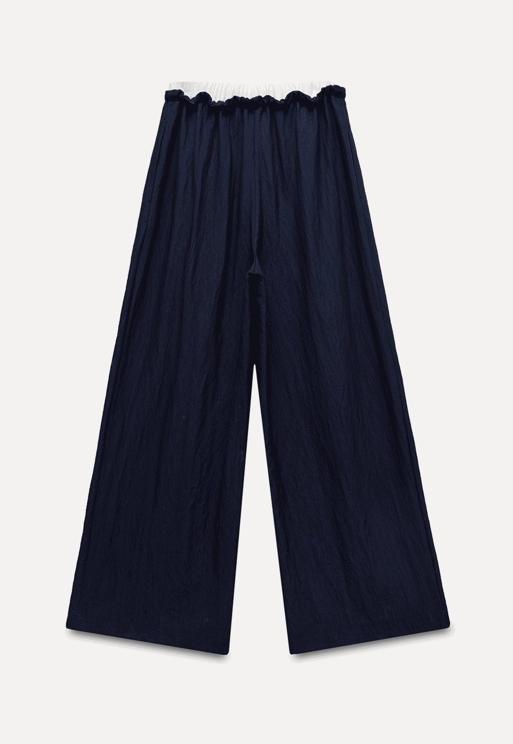 Relaxed Fit Crinkle Pants