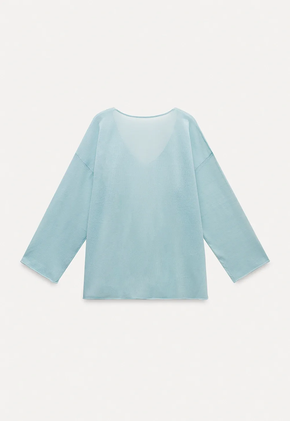 Soft V-Neck Long Sleeve Tee