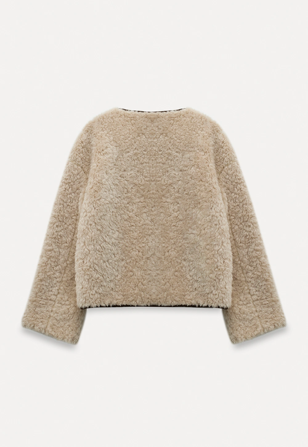 Comfortable Plush Coat with Stylish Collar and Buttons