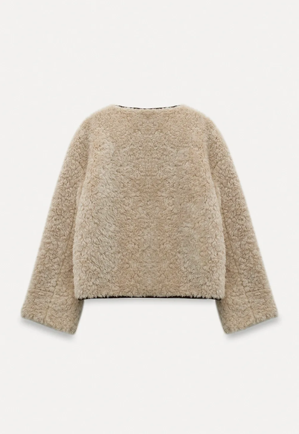 Comfortable Plush Coat with Stylish Collar and Buttons