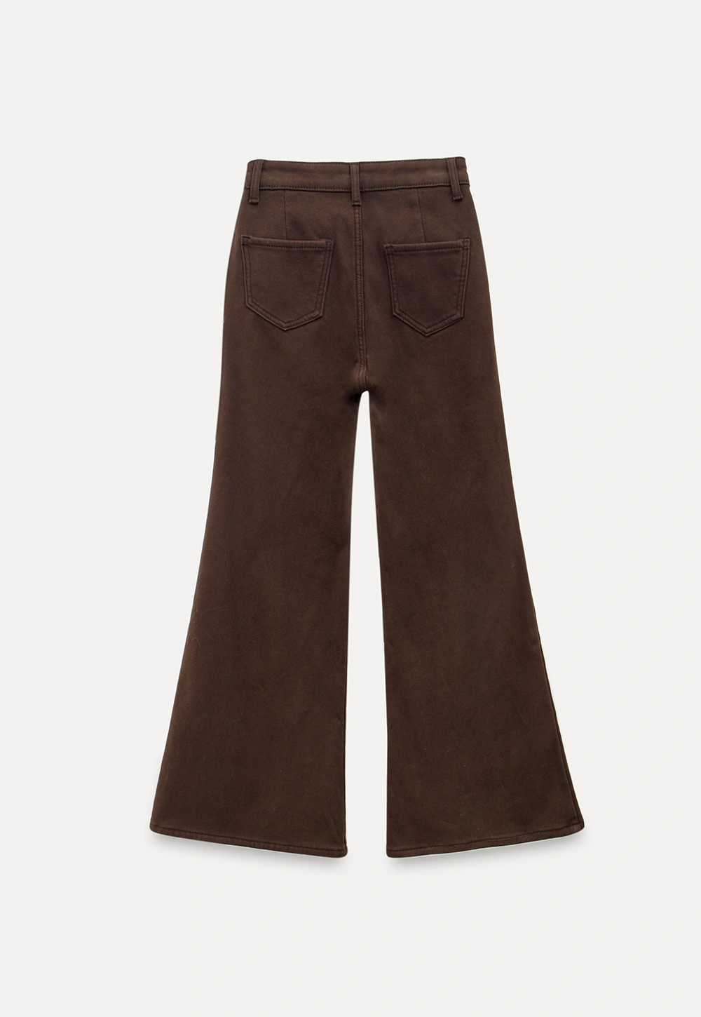 Soft Cotton Wide-Leg Pants with Button Detail