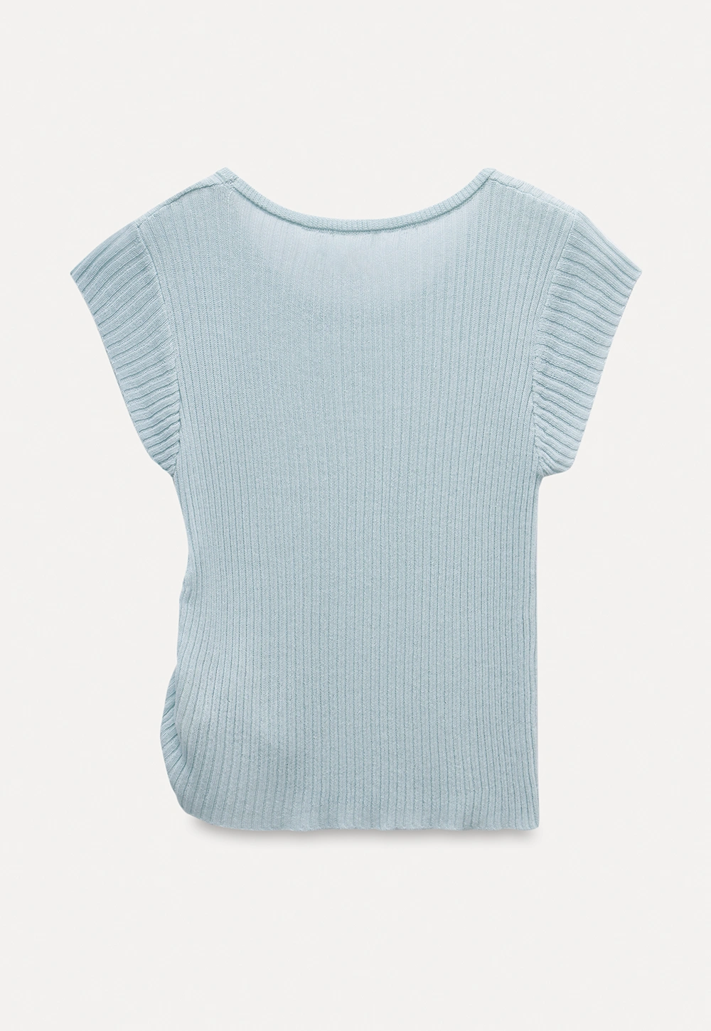 Women's Ribbed Tie-Side Top