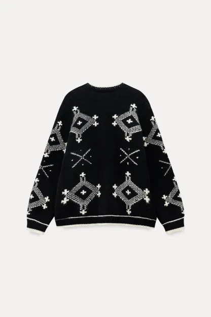 Toggle Button Cardigan Sweater