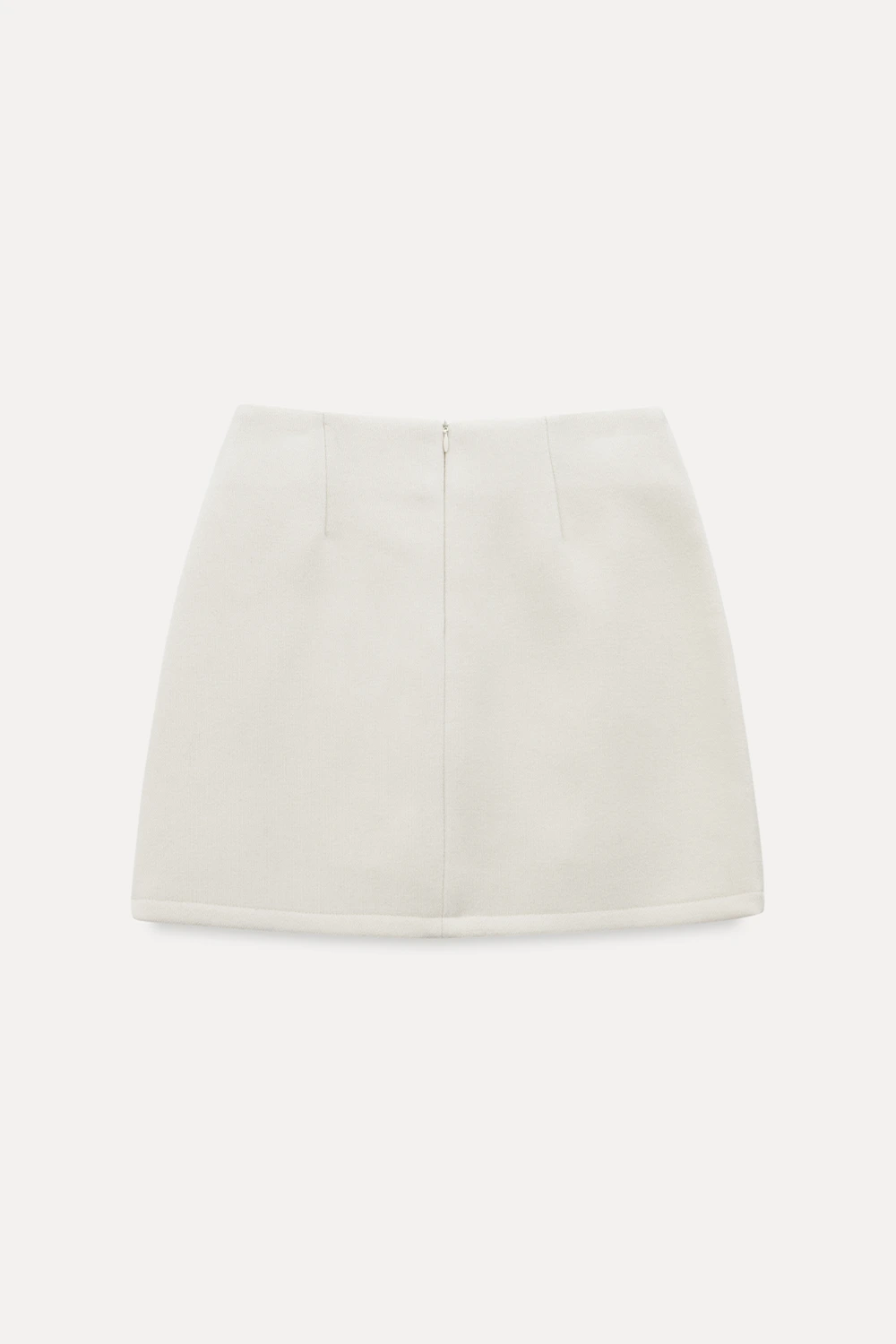 Basic A-Line Wool Skirt