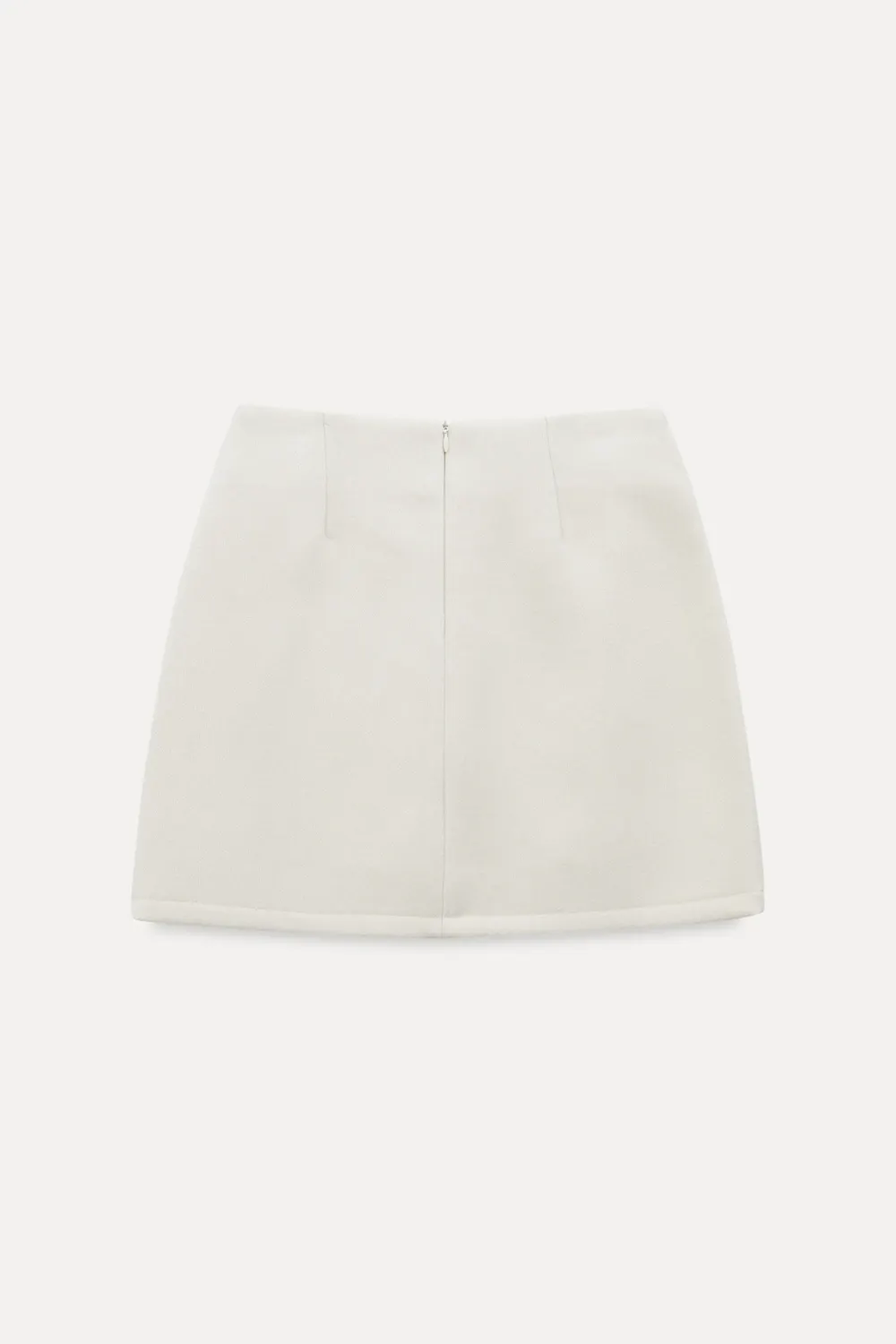 Basic A-Line Wool Skirt