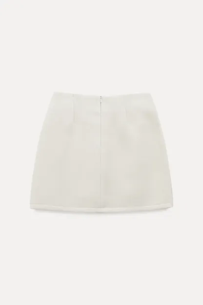 Basic A-Line Wool Skirt