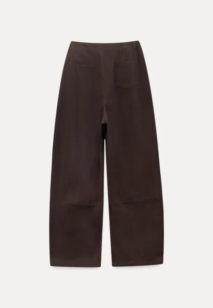 Women Pleated Wide-Leg Trousers