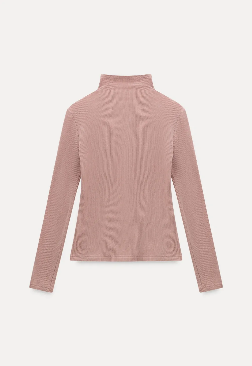 Elegant Ribbed Top with Button Detailing